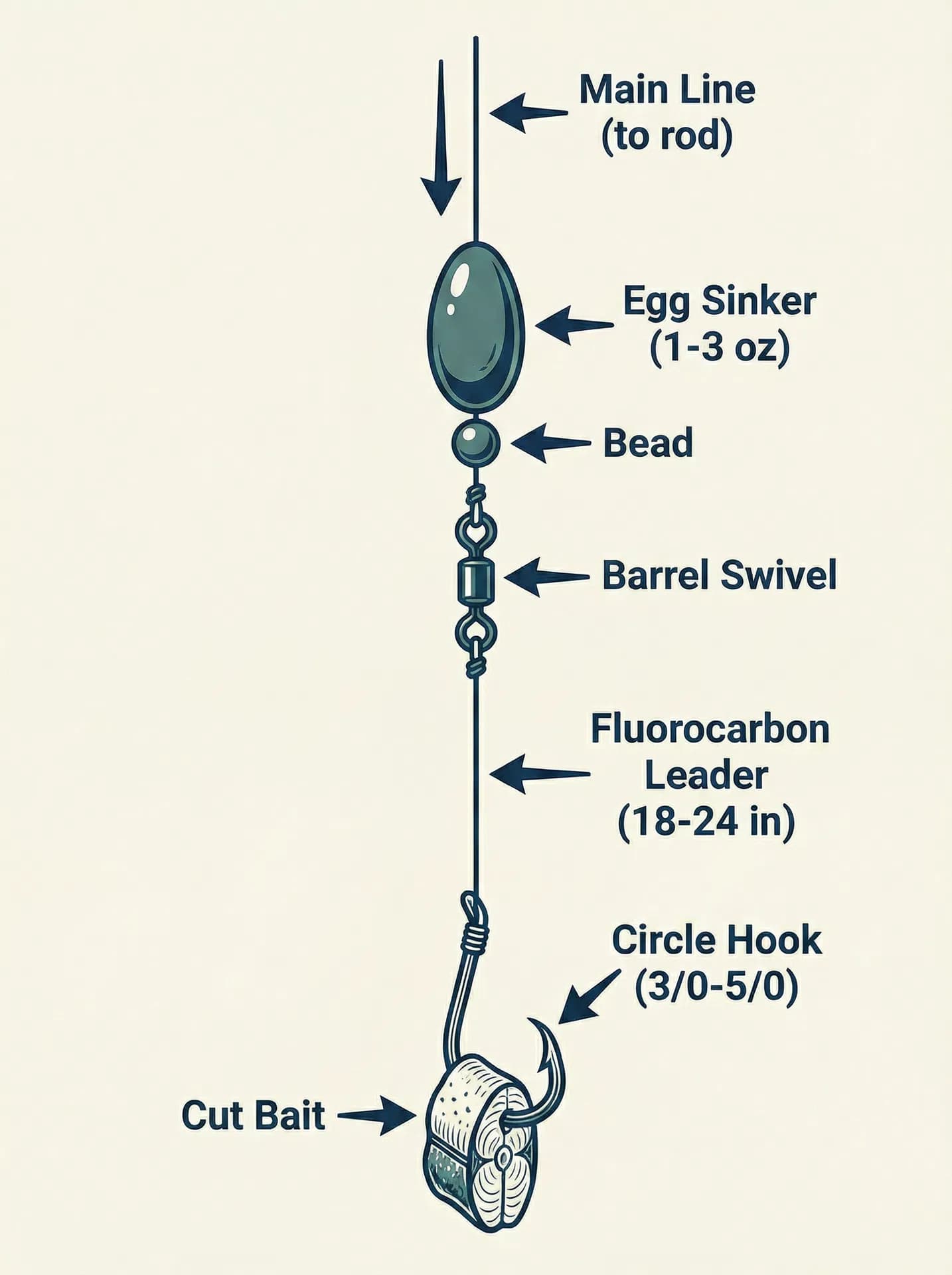 Diagram of the Carolina Rig